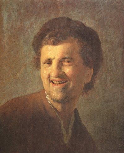 Bust of a Laughing Young Man by Rembrandt van Rijn
